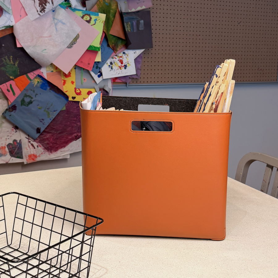 Set of Felt-lined Storage Basket for Cube Organizer