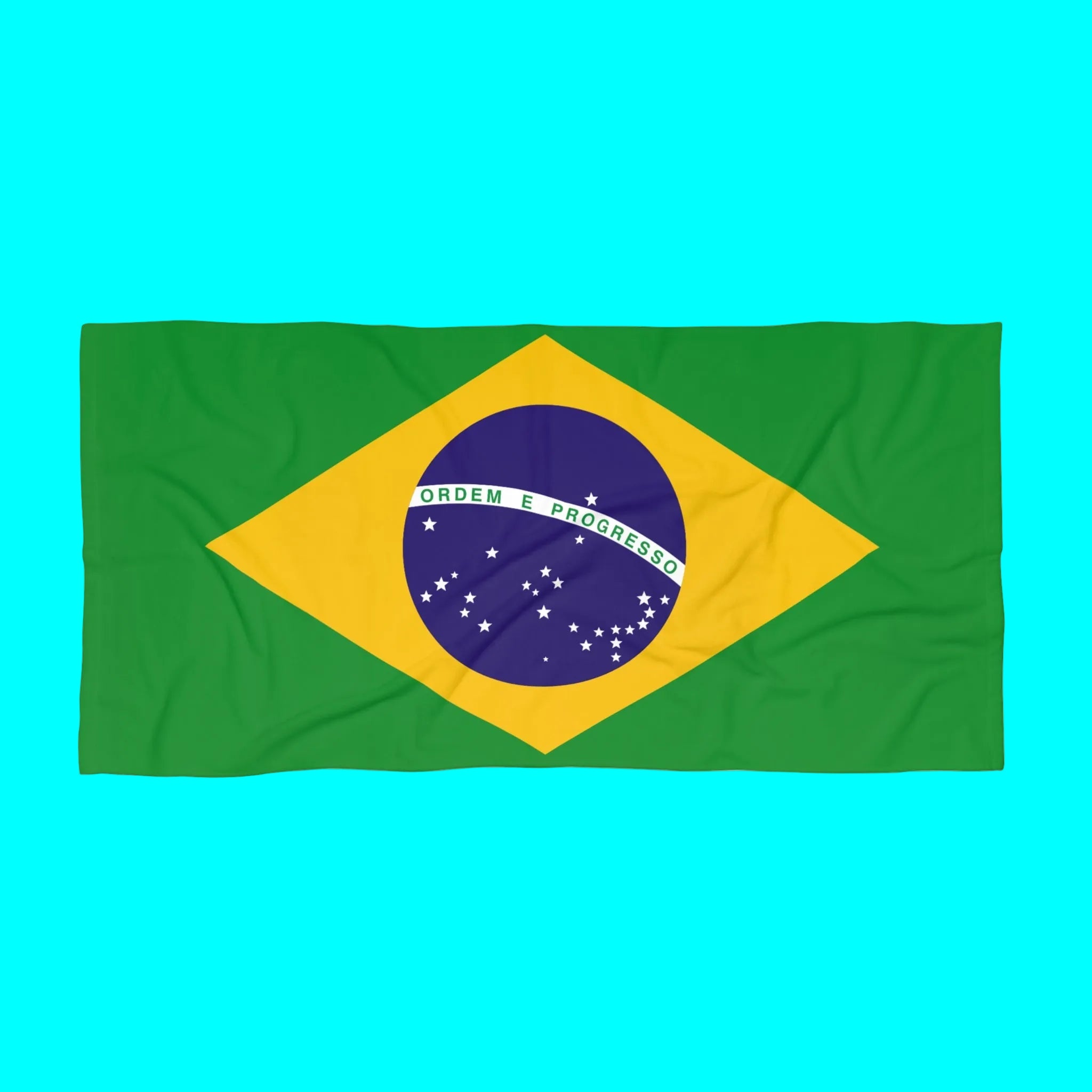 BRAZIL Flag Beach Towel | Quality & Long Lasting - 2 Sizes | Brazilian Pride | Gift for Brazilians