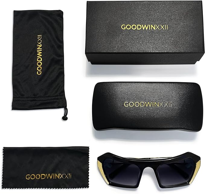 Oversized Sunglasses - Black