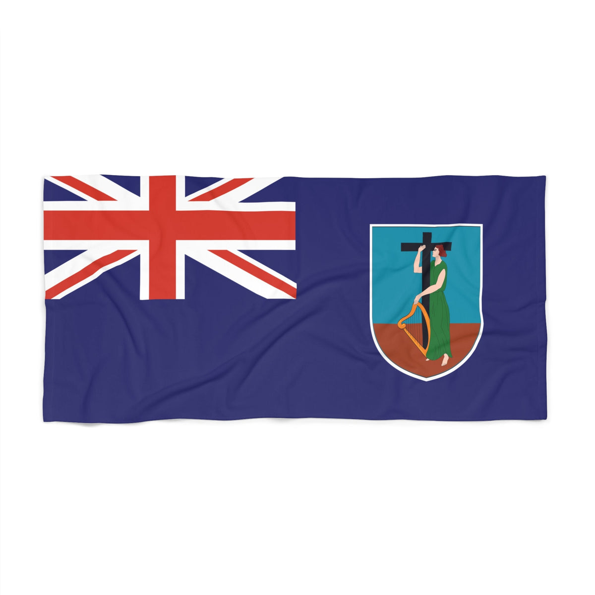 Montserrat Flag Beach Towel