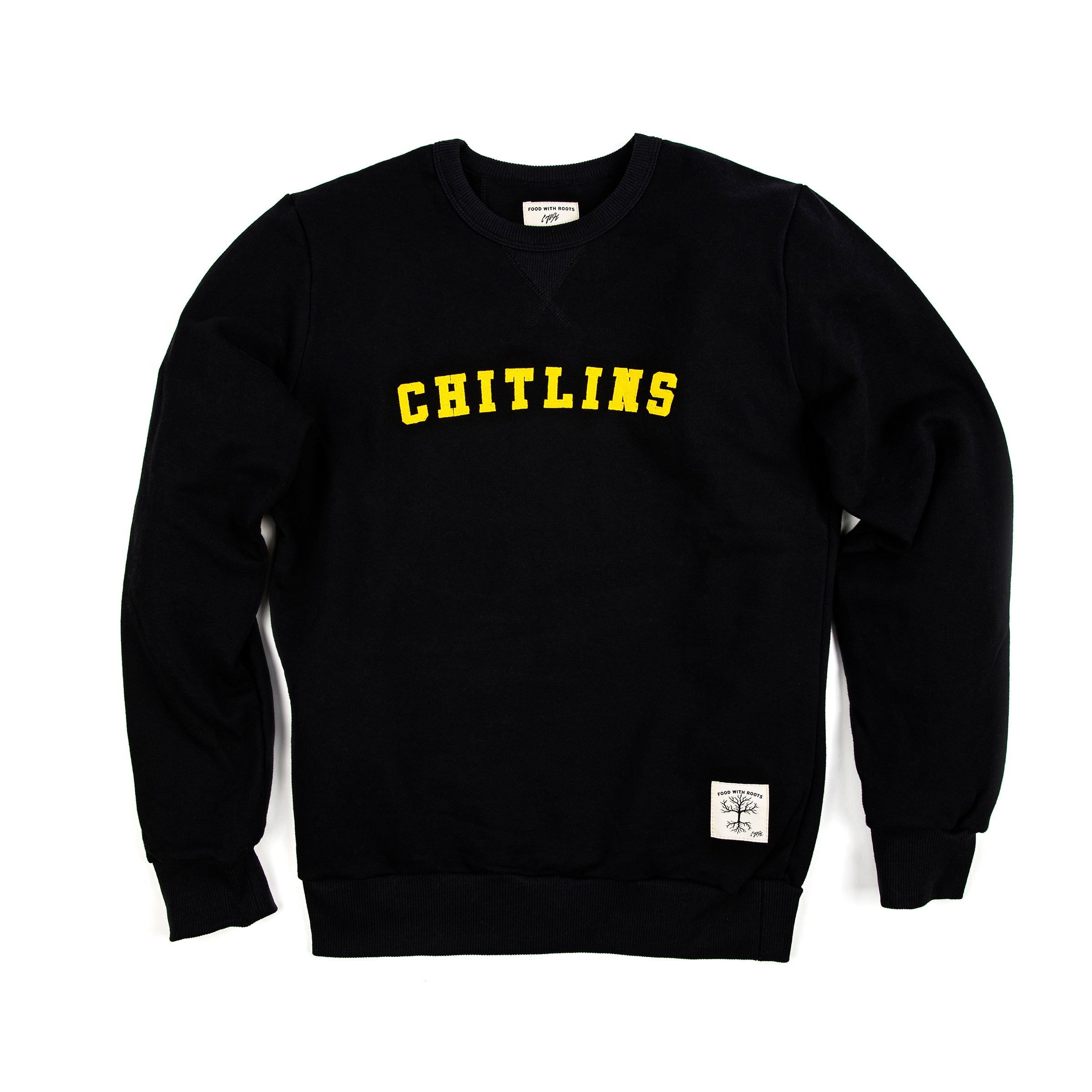 Varsity - Chitlins Sweatshirt in Black