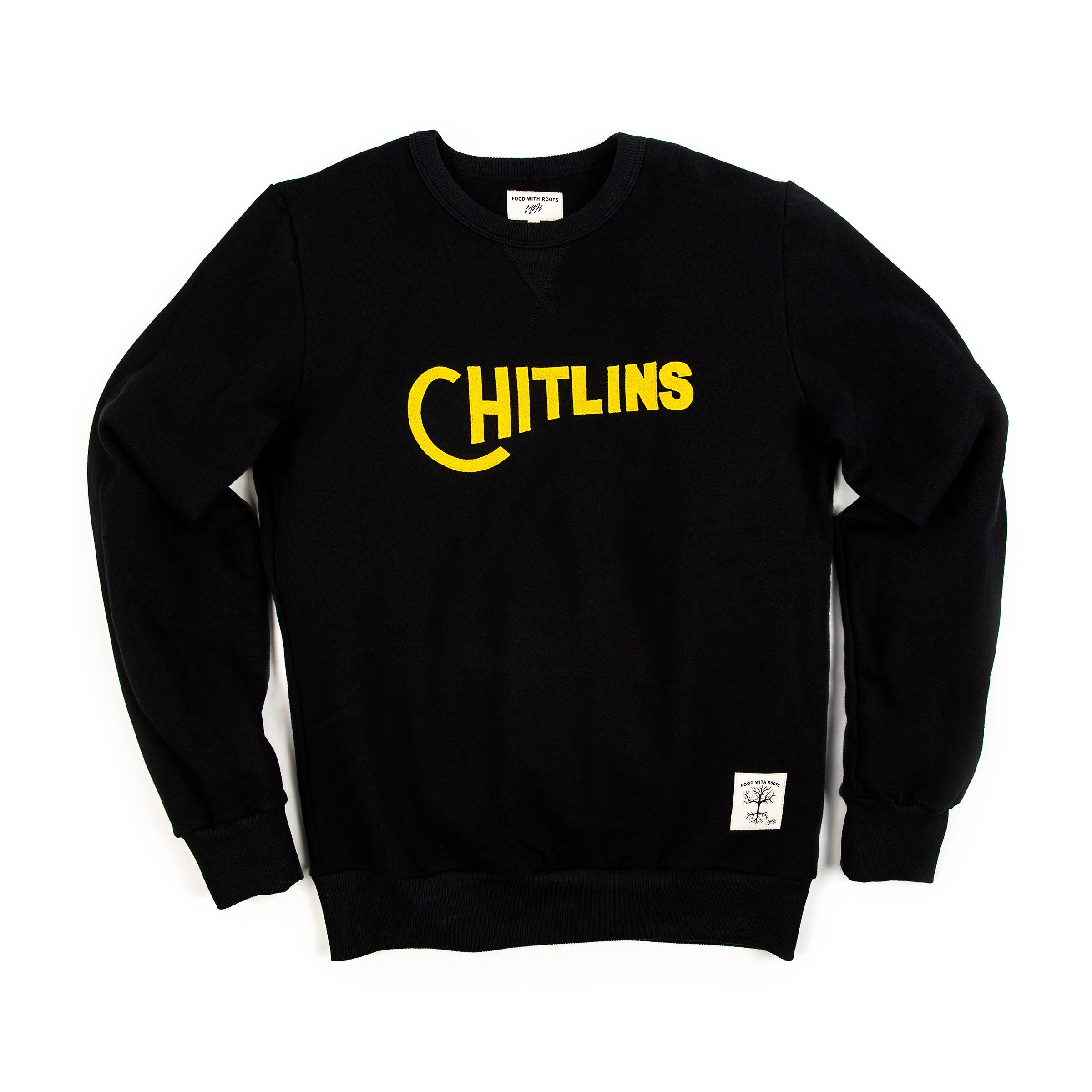 Cotton Club - Chitlins Sweatshirt in Black & Gold