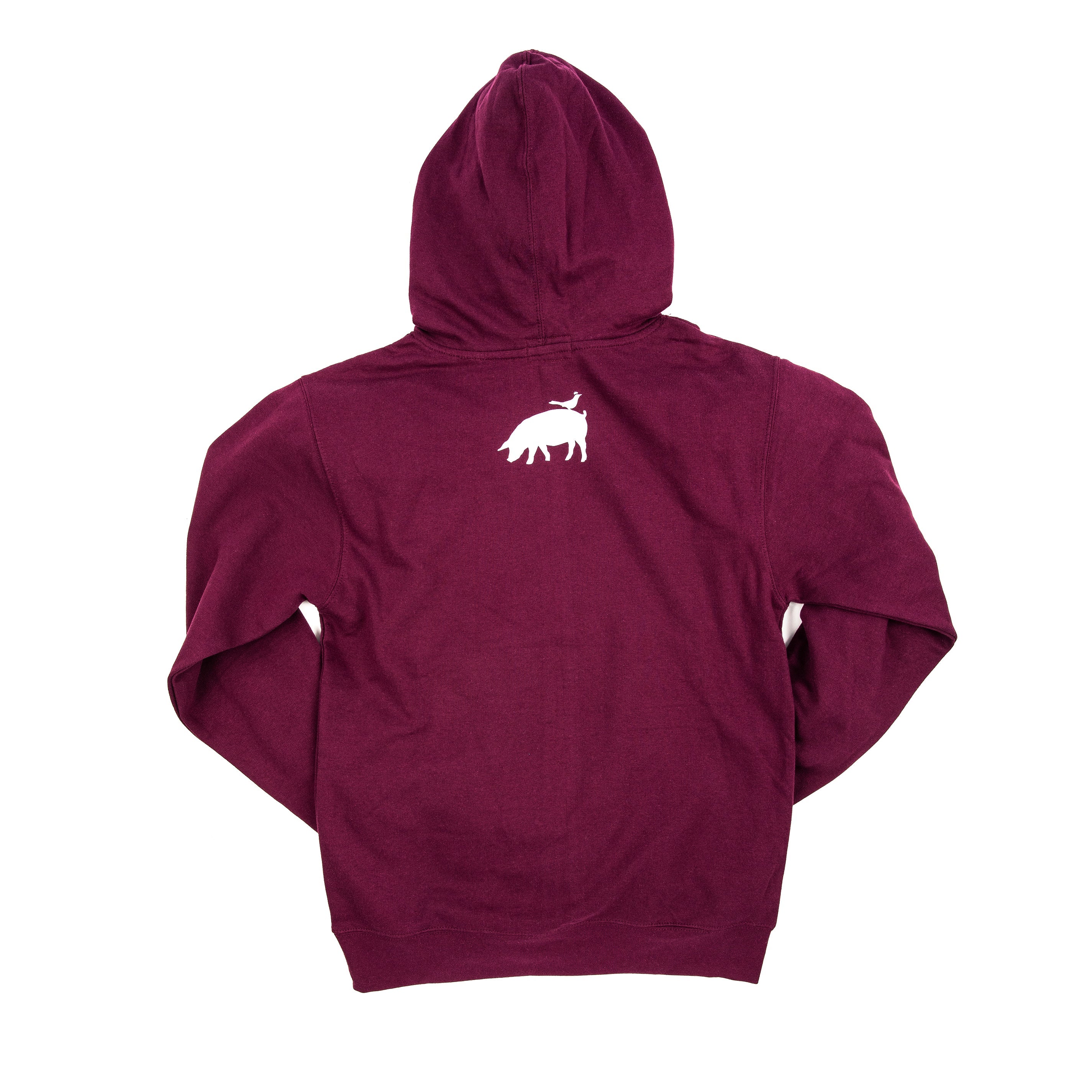 Chitlins State of Mind Hoodie in Maroon