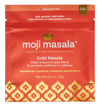 Indian Vegetarian Spice Gift Set – 9 Plant-Based Dishes | Spinach, Cauliflower, Eggplant, Lentils, Rice & More | moji masala®