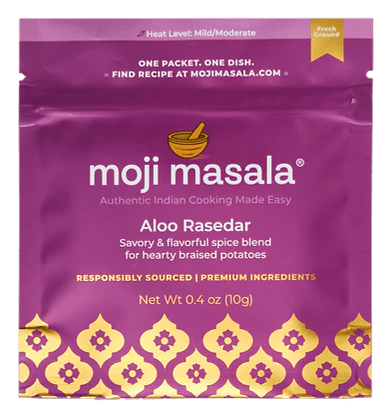 moji masala® Indian Curry Spice Set – Rogan Josh, Chicken Curry & Potato Curry | 3 Authentic Dishes, Pre-Measured