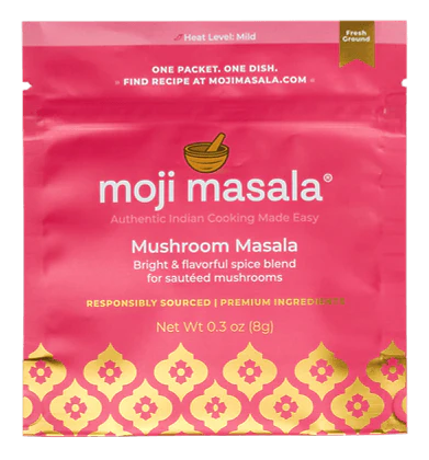 Indian Vegetarian Spice Gift Set – 9 Plant-Based Dishes | Spinach, Cauliflower, Eggplant, Lentils, Rice & More | moji masala®