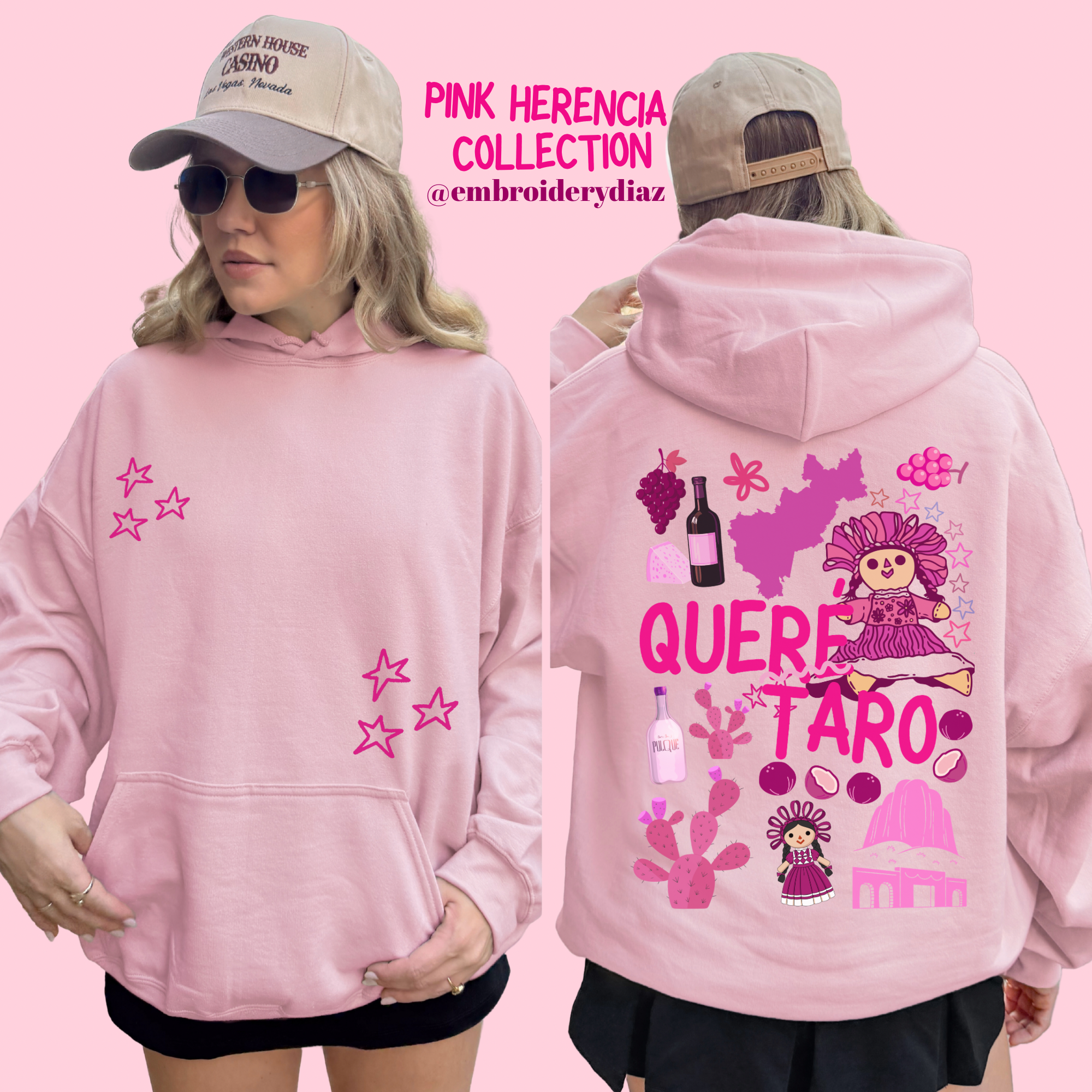 Querétaro Pink Herencia Sweater