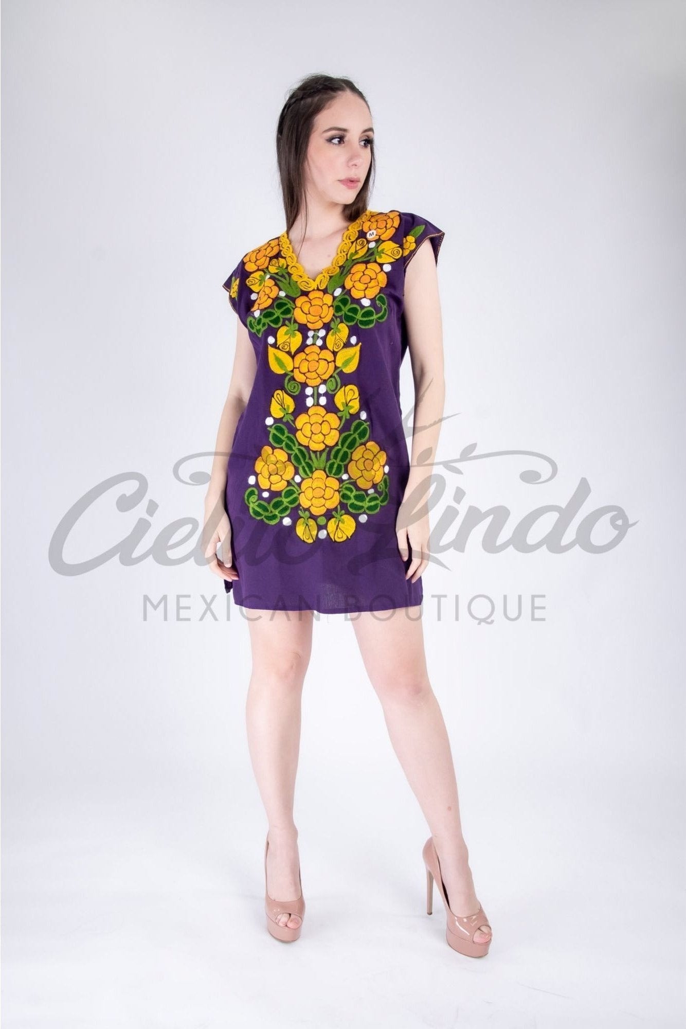Zina Purple Mini Dress
