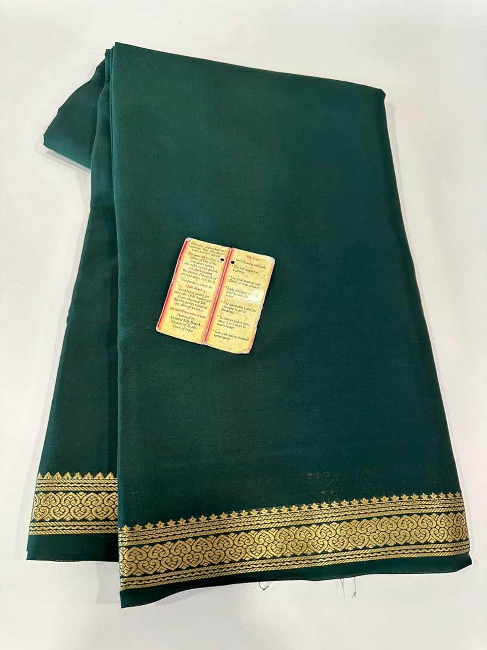 90 gm Thickness Pure Mysoore Silk Saree