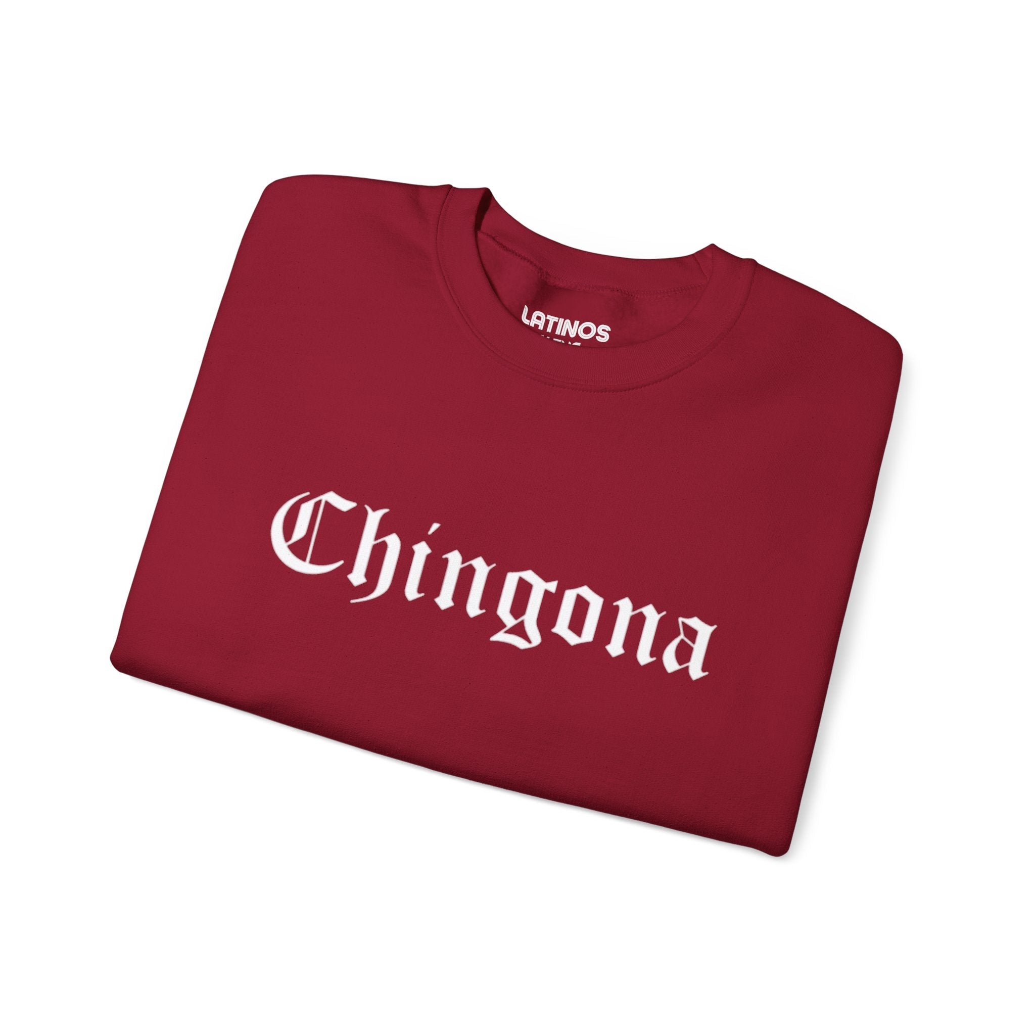 Chingona Crewneck Sweatshirt | Fleece-Lined Viral Latino | 3 Colors
