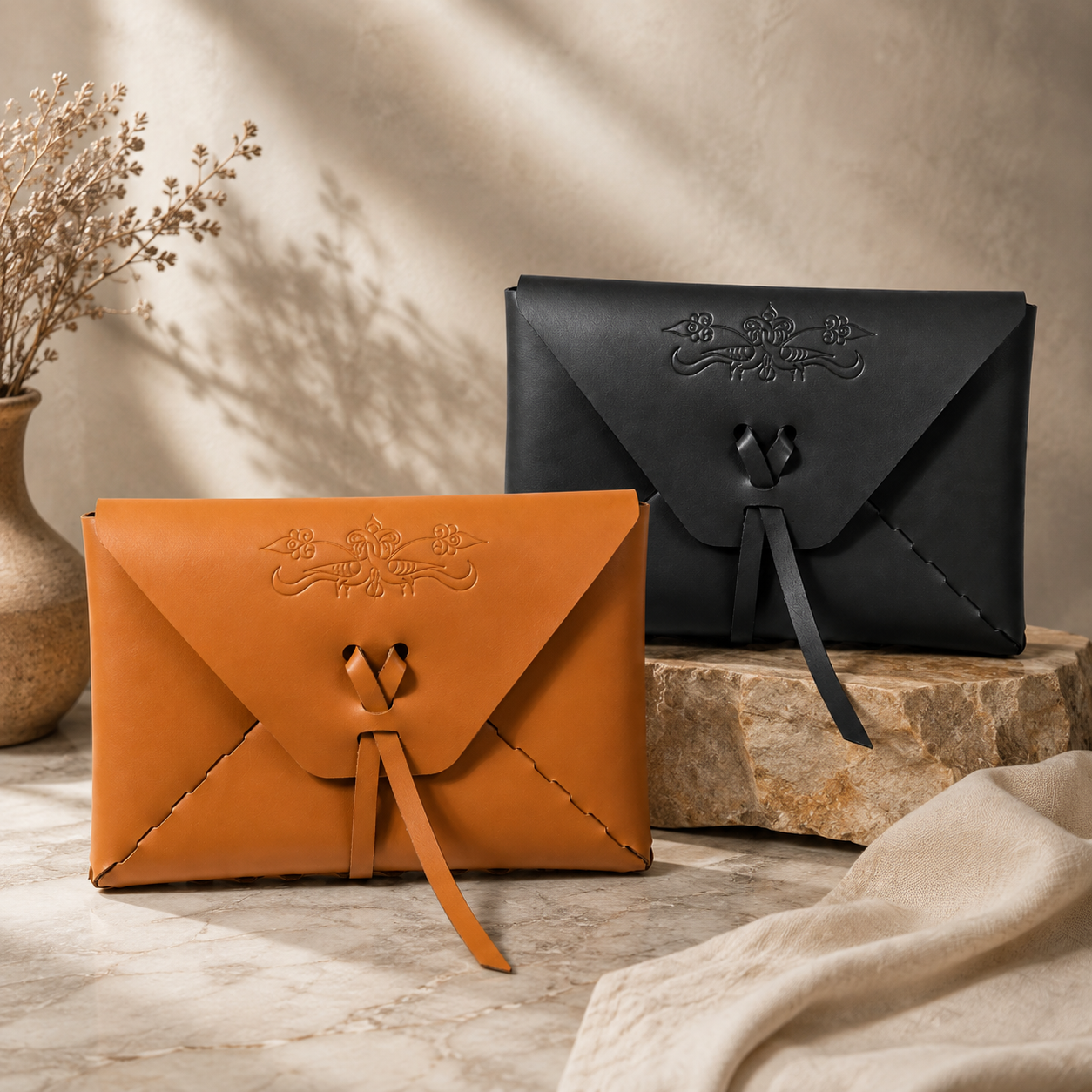 Sirahar Leather Ladies Clutch