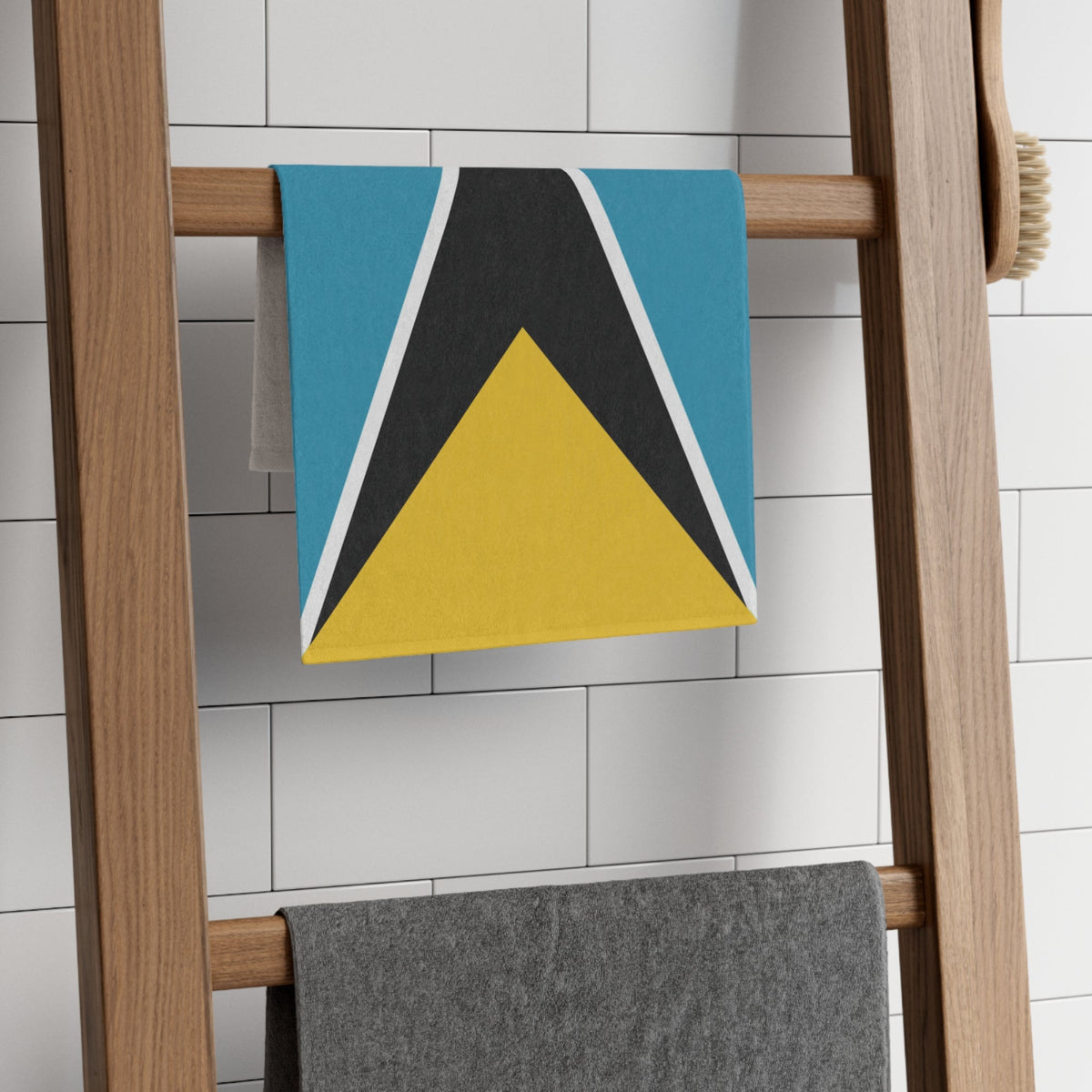 St. Lucia Flag Rally Towel