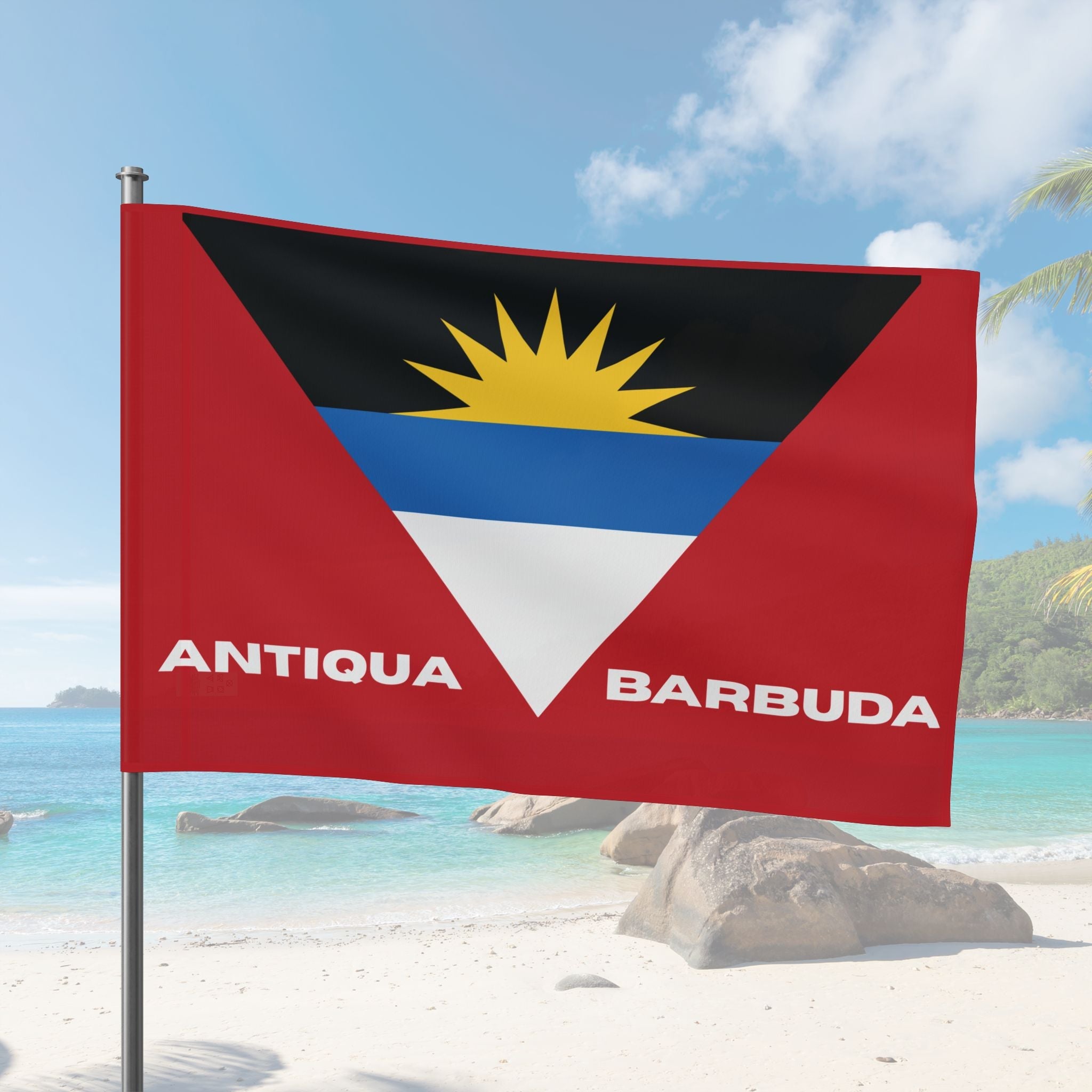 Antigua and Barbuda Flag Wall Art