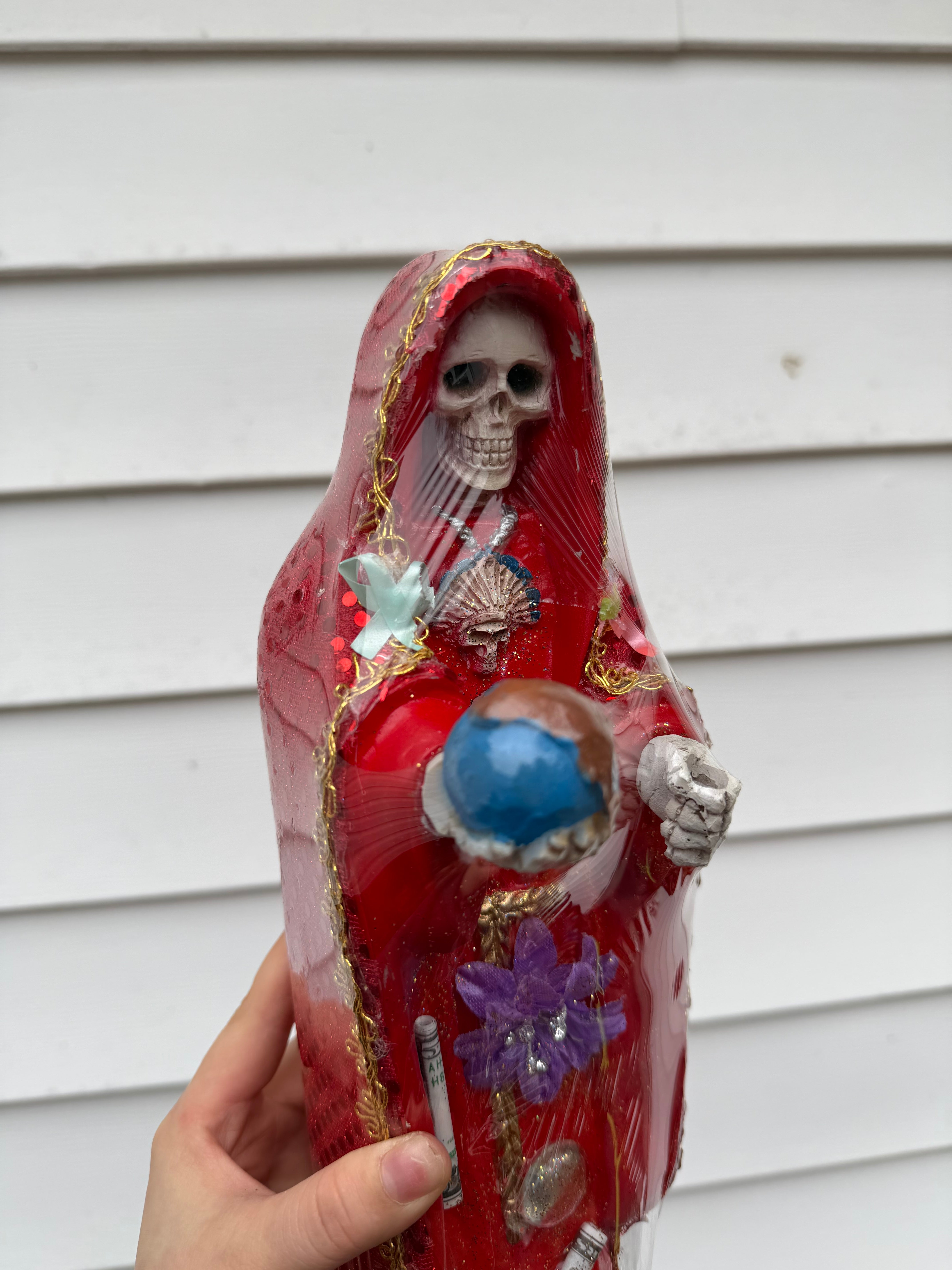 Santa Muerte 16in Decor Statue
