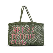 Apres Tennis Club Woven Jute Tote