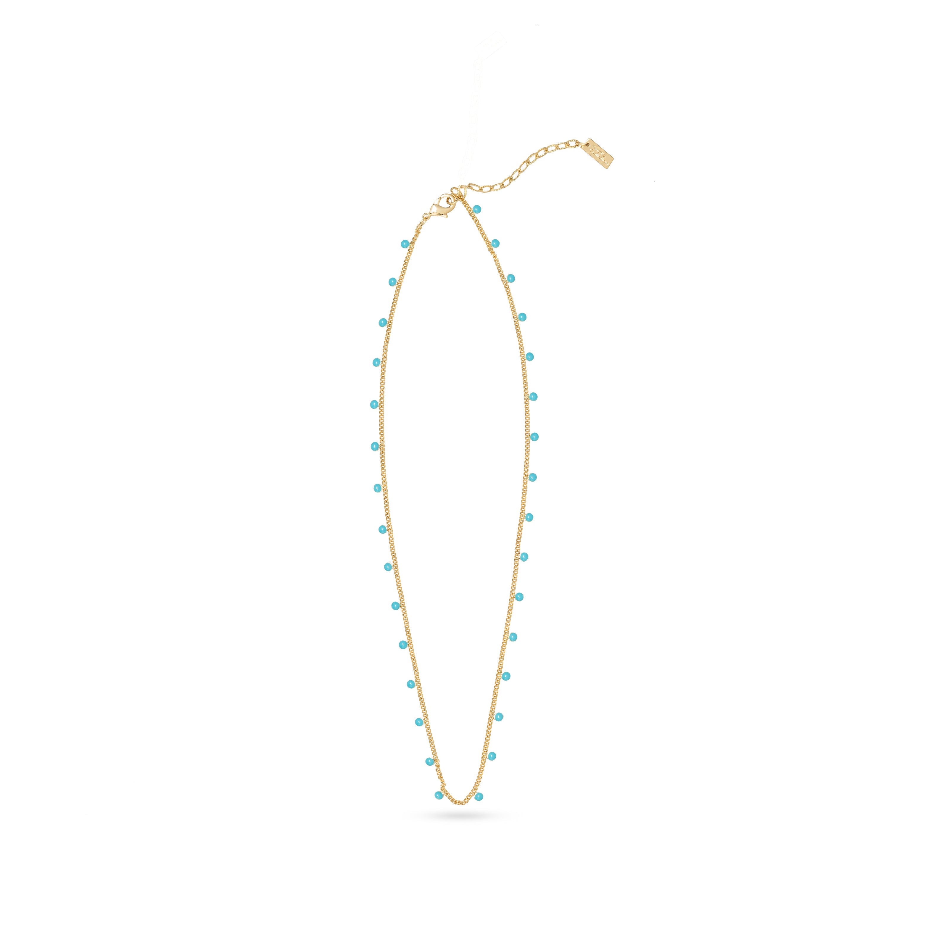 Heart-Shaped Turquoise Necklace with Gemstones
