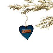 Ceramic Heart Ornament - Not Alone