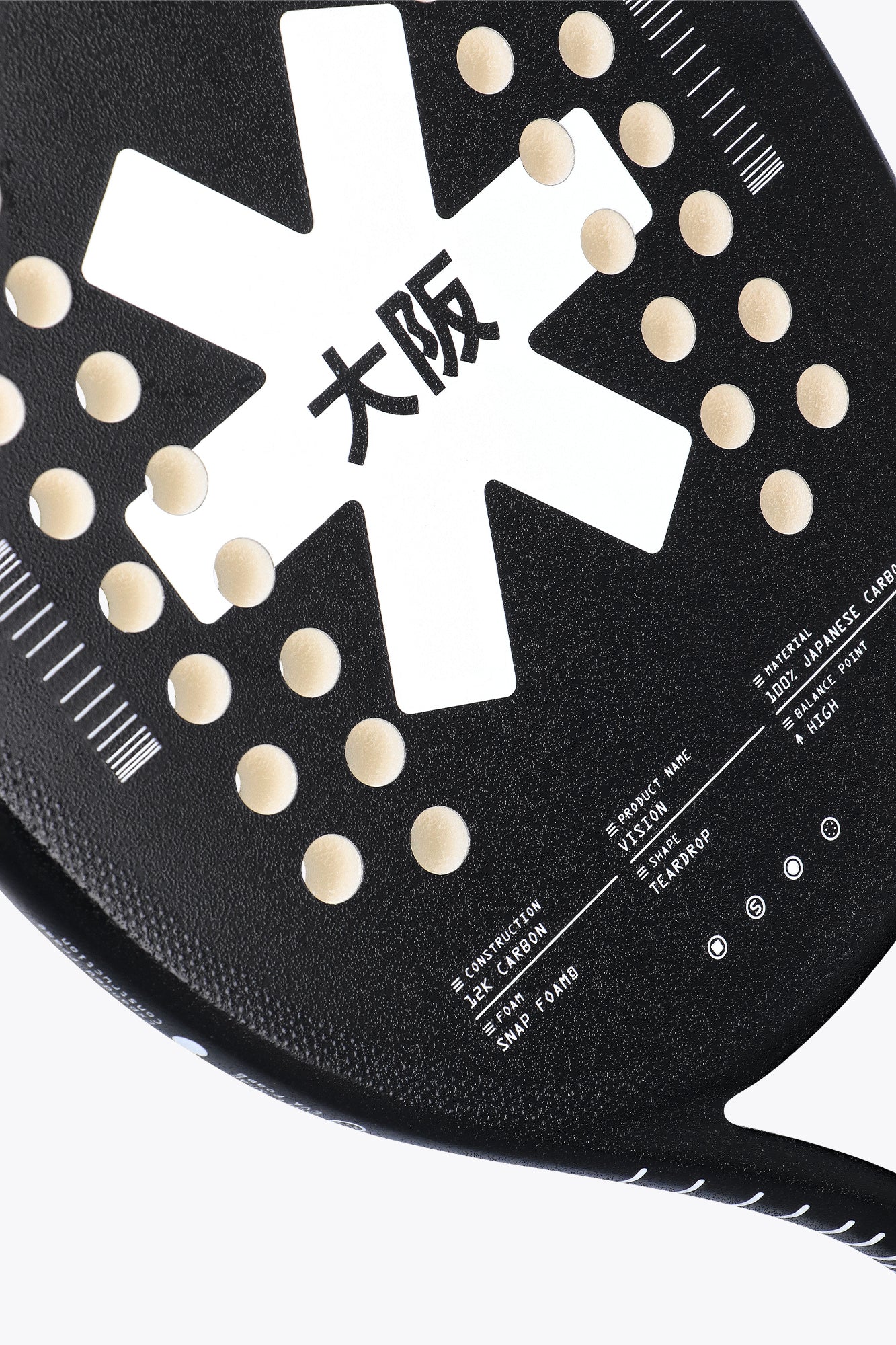 Osaka Beach Tennis Racket - Vision | White