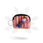 Worry Doll Tiny Bag Keychain | Coin Purse | AirPod Bag - Guatemala