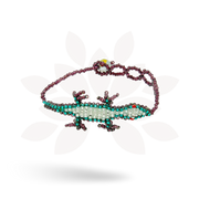 Lizard Seed Bead Kids Bracelet - Guatemala