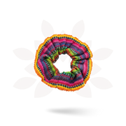 Sustainable Textile Multicolor Hair Scrunchie - Guatemala