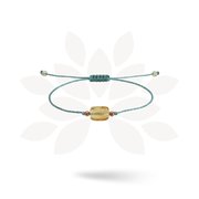 Erika Single Amber Pull String Bracelet  - Mexico