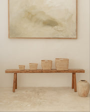 Woven Rattan Cube Storage Baskets