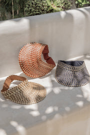 Ombre Rattan Sun Visors