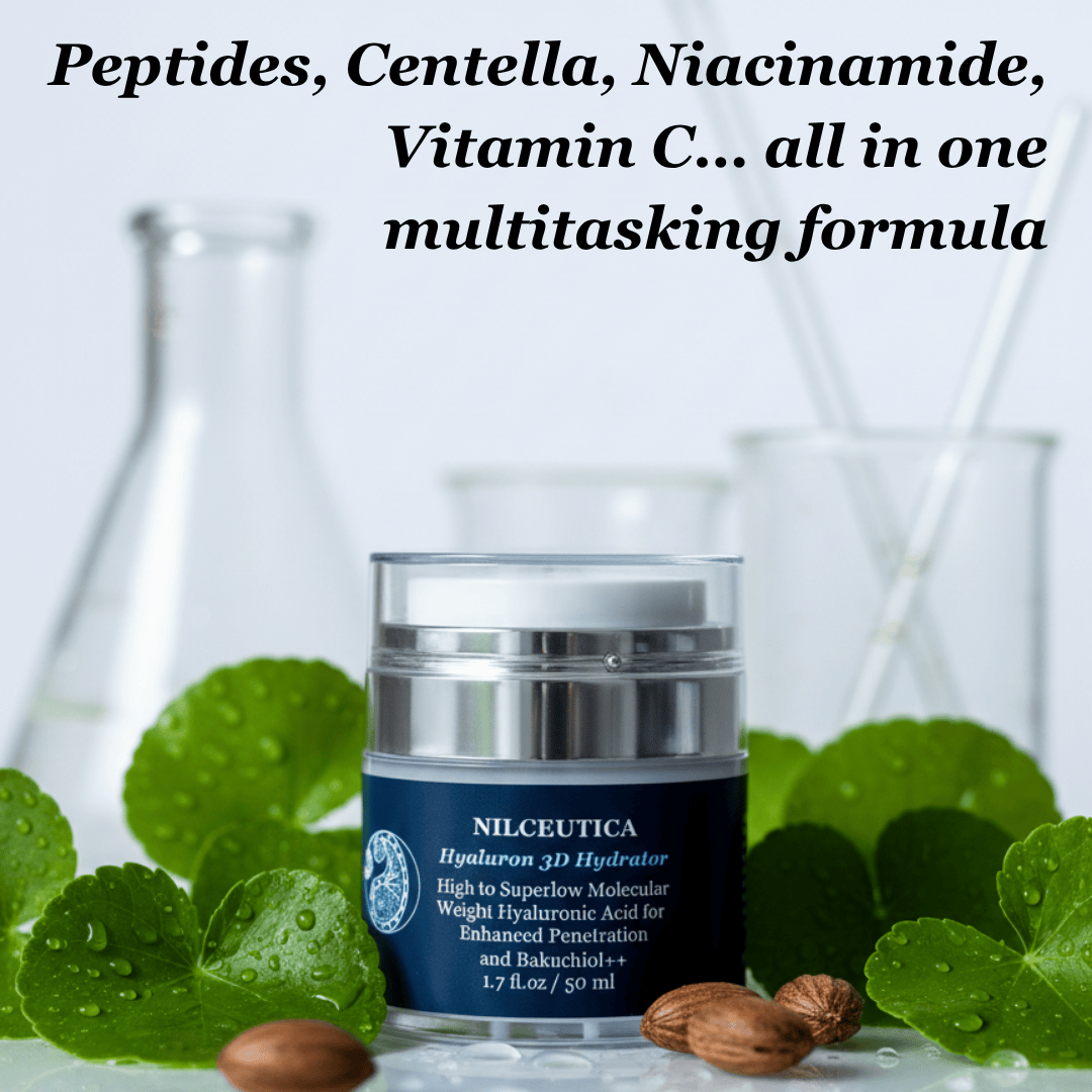Hyaluron 3D Hydrator Multi Lamellar Emulsion The Advanced Response Face and Neck Cream-Serum
