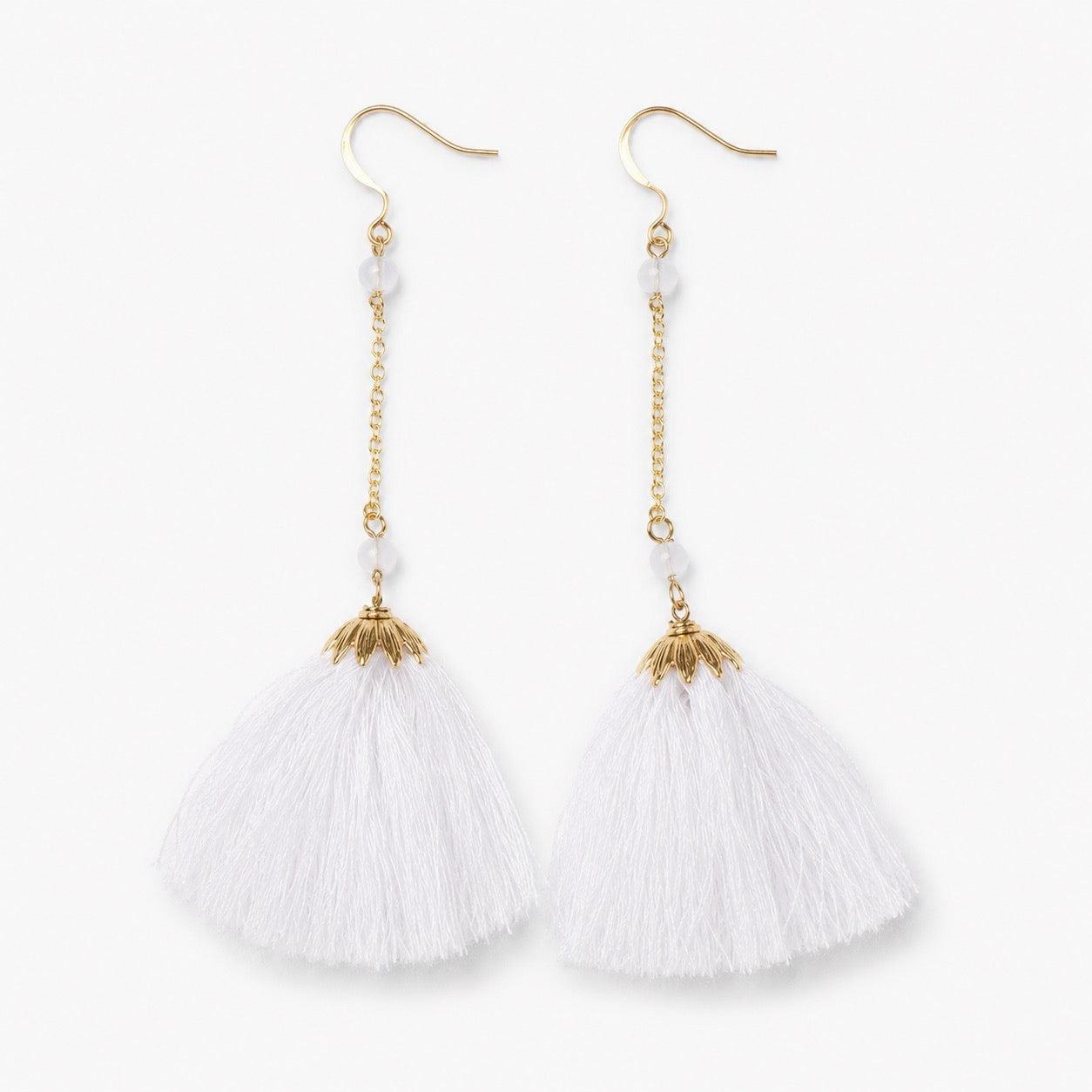 Dangling Tassel Earrings - Thailand