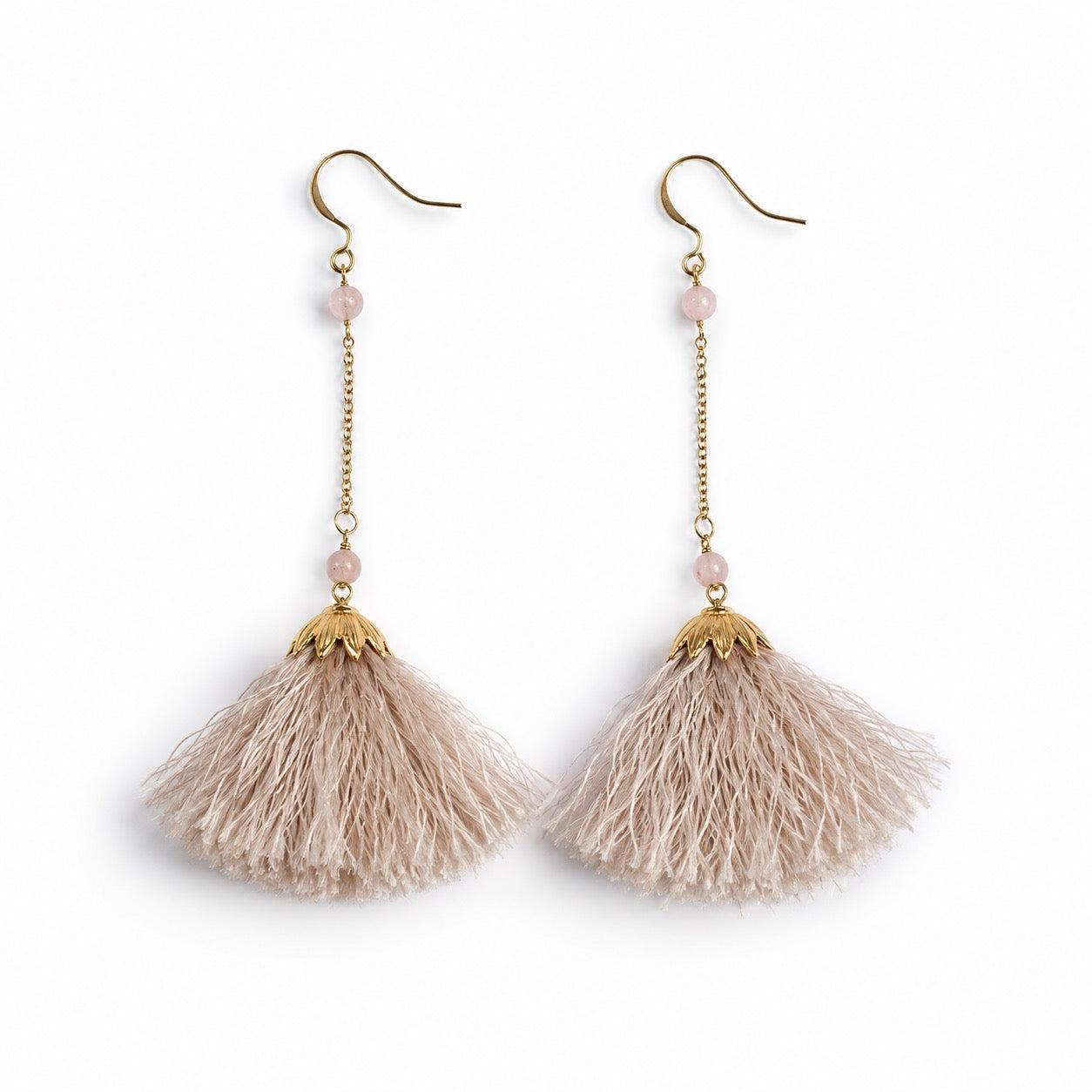 Dangling Tassel Earrings - Thailand