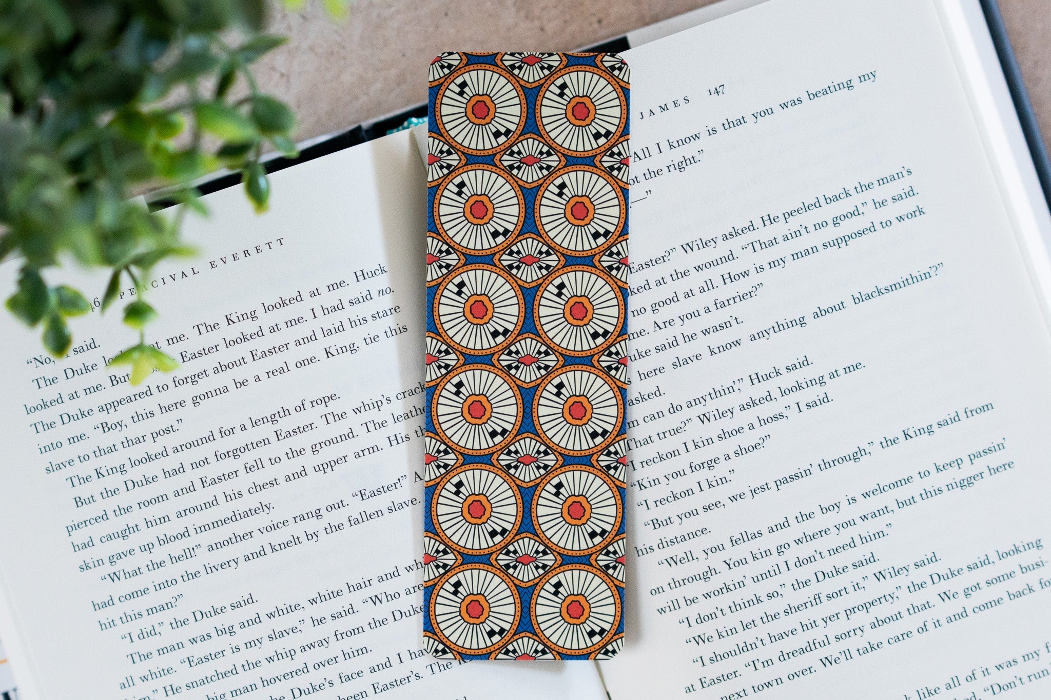 African Print Bookmark - Circles (Ankara)