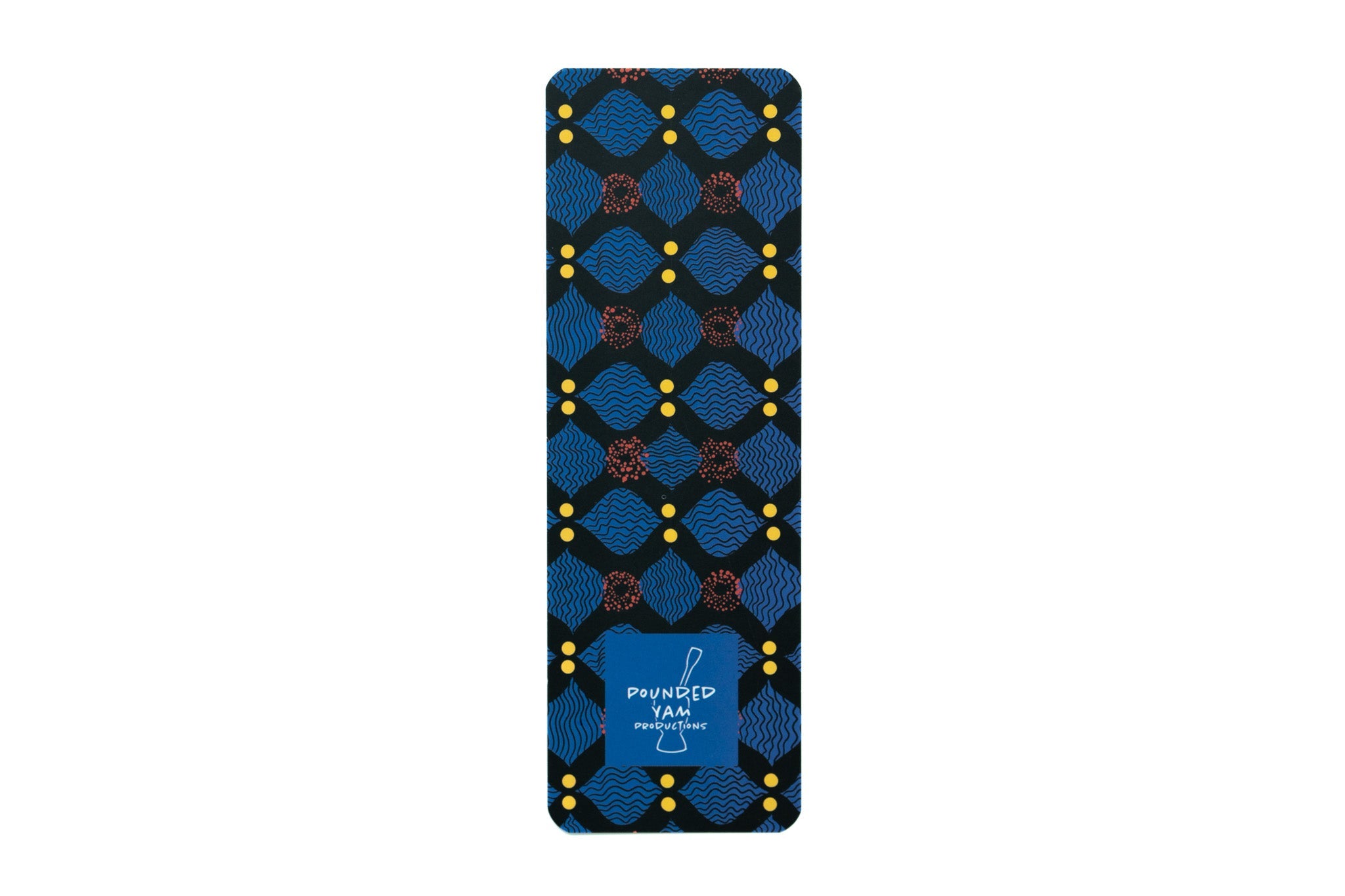 African Print Bookmarks - X