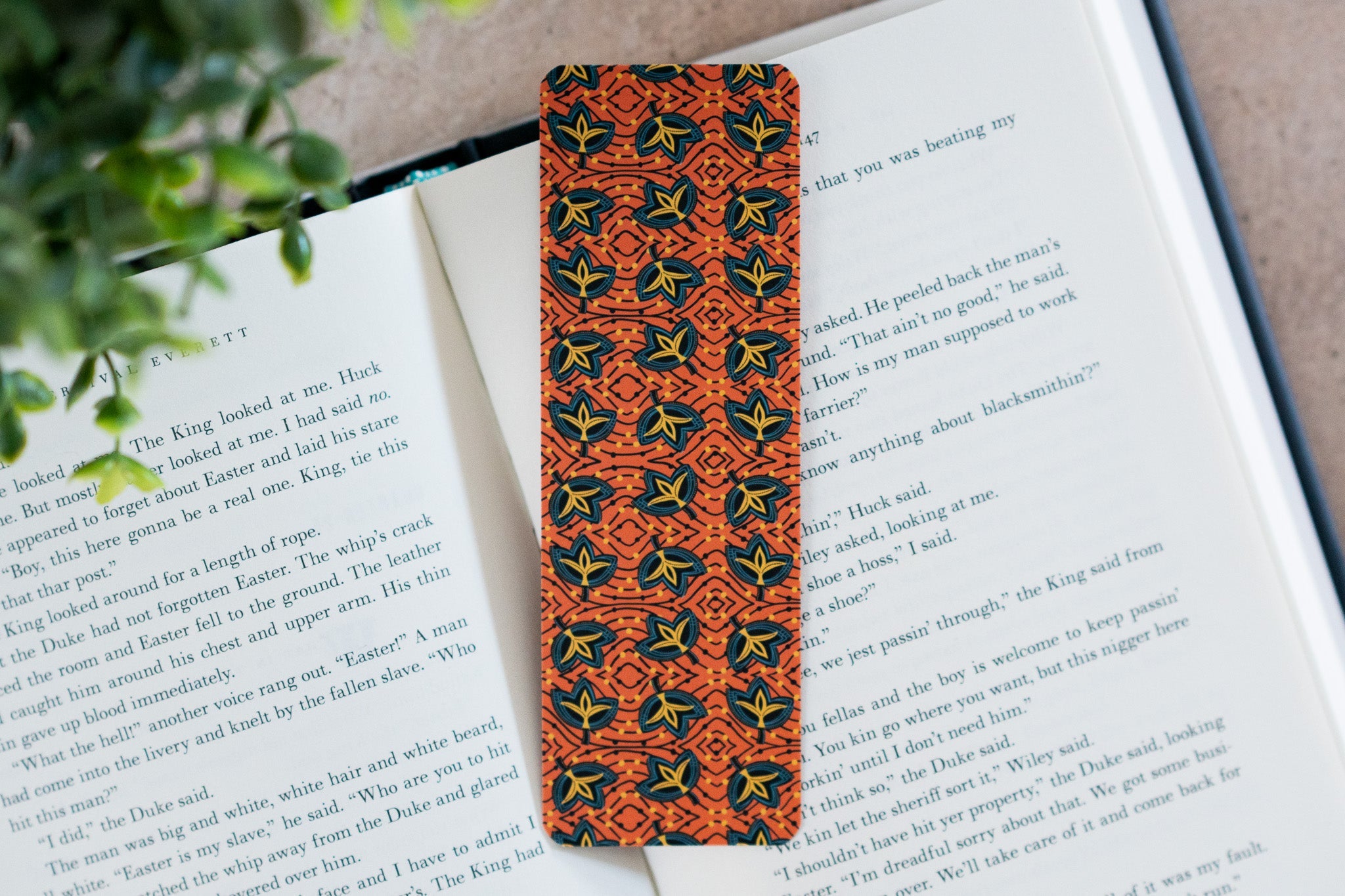 African Print Bookmark - Fans (Ankara)