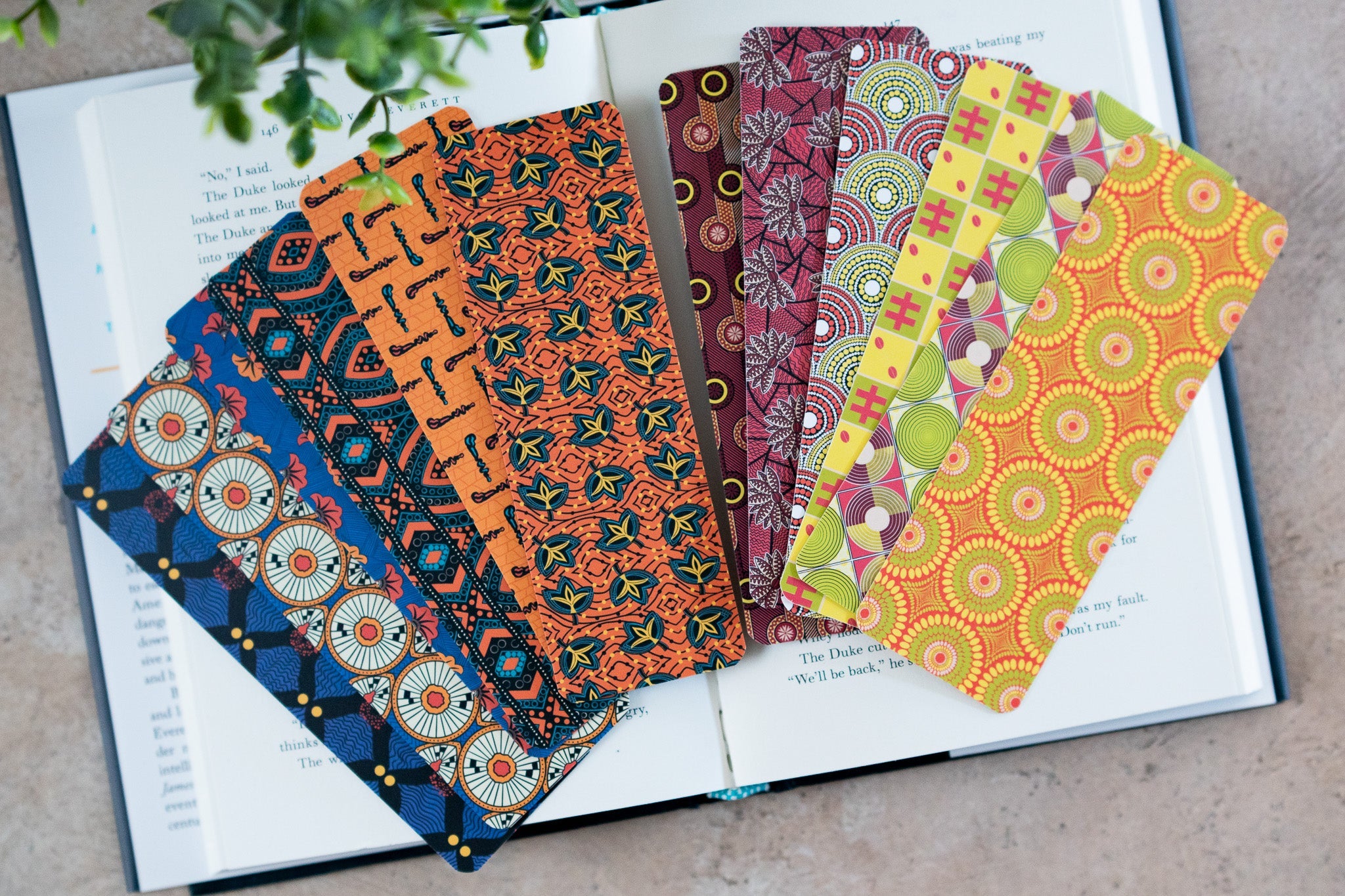 African Print Bookmark - BP (Ankara)