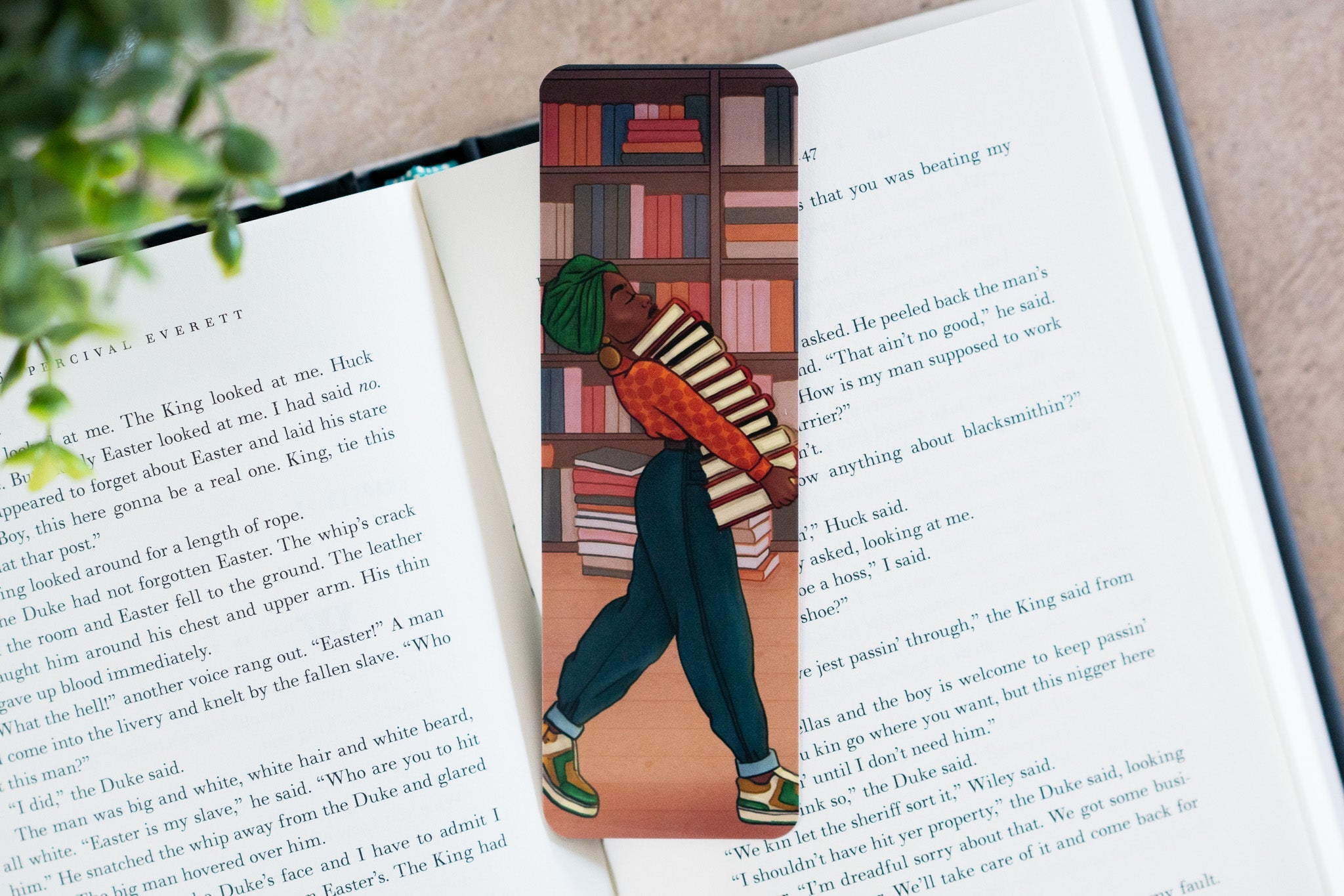 Bookmark - Black Girl Book Stacks
