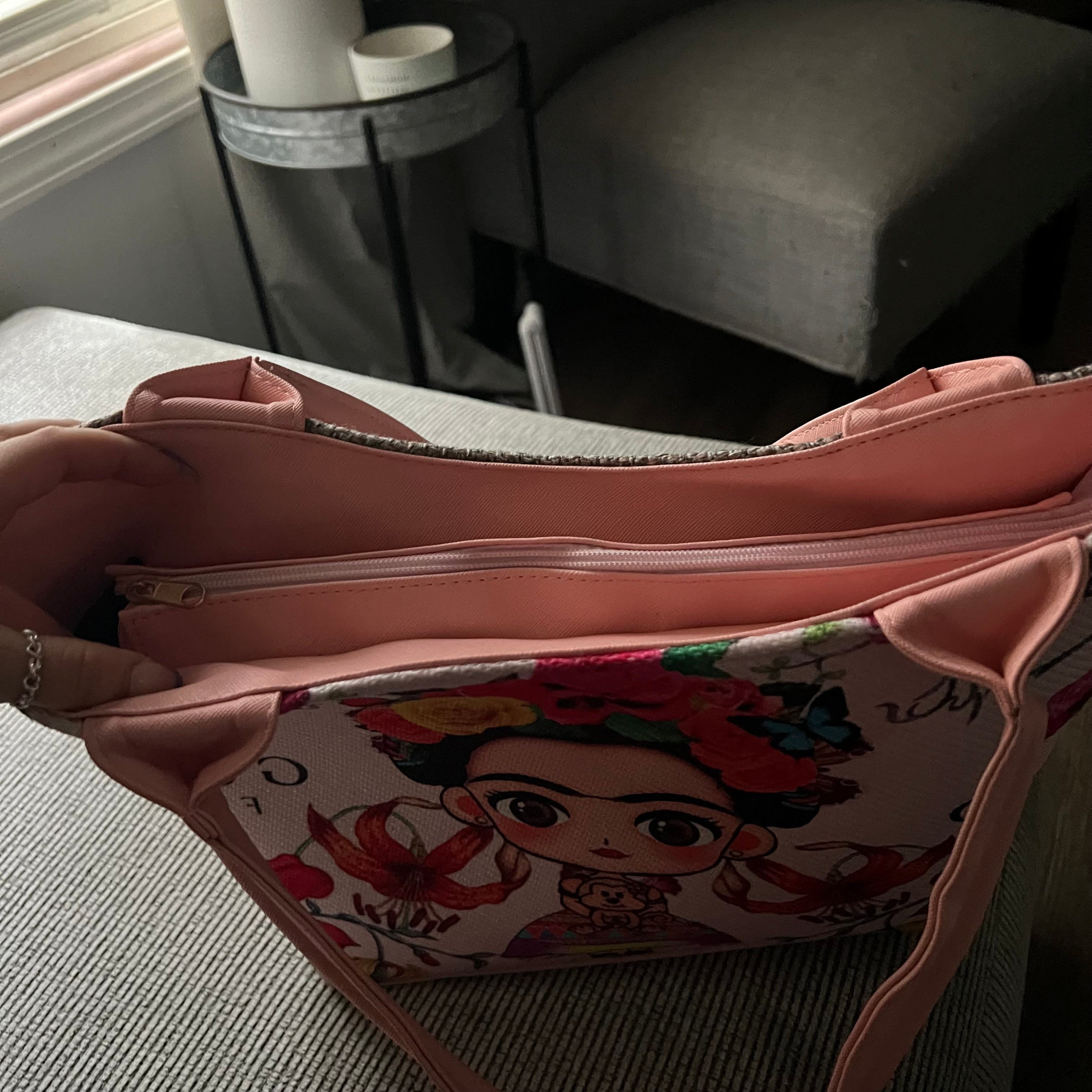 Frida Kahlo Pink Artisan Tote