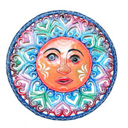 Large Orange and Blue Sun