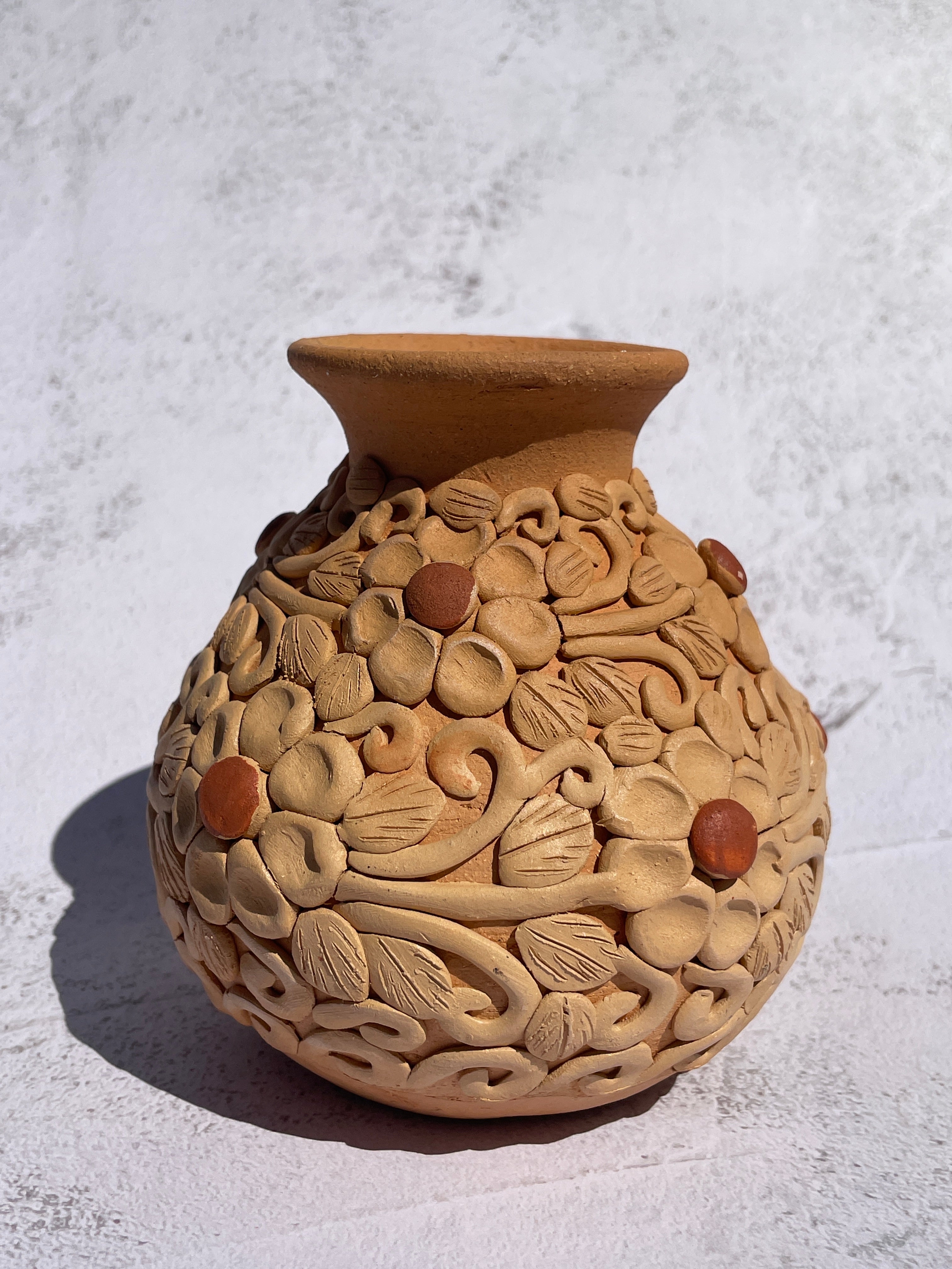 Oaxaca Pottery Small Vase Mexican Vase