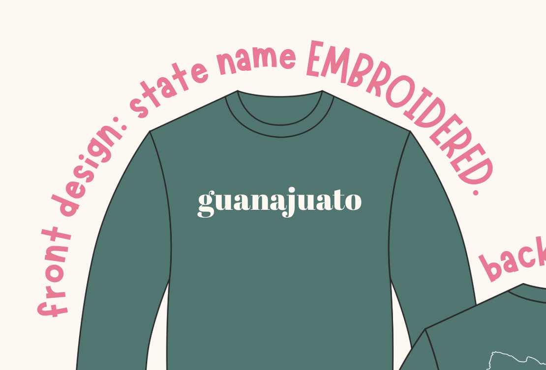 México State Sweater w/ Embroidery
