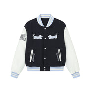 Men's Varsity Jacket with Cotton Jacket