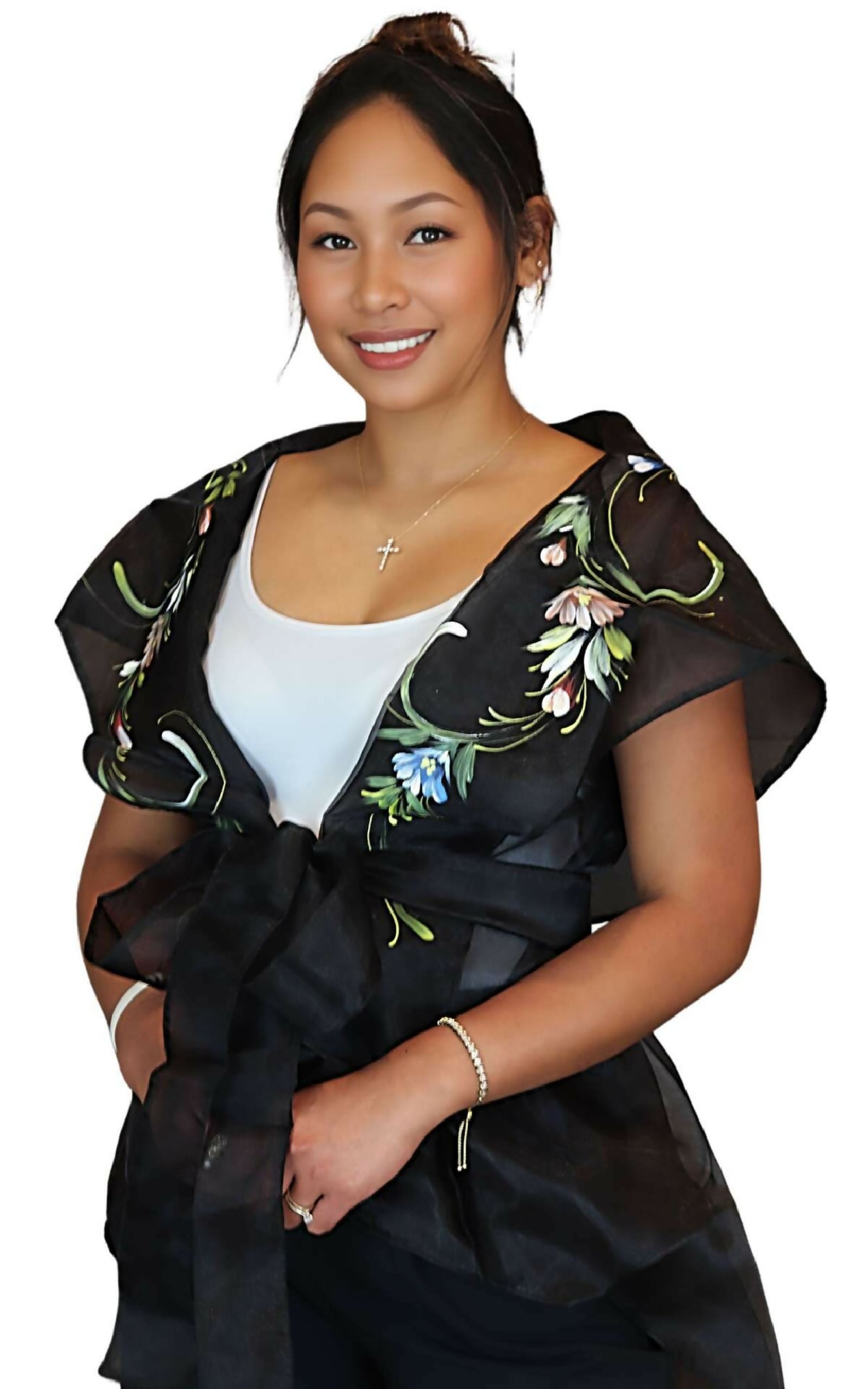 Panuelo Shawl Collar - Black