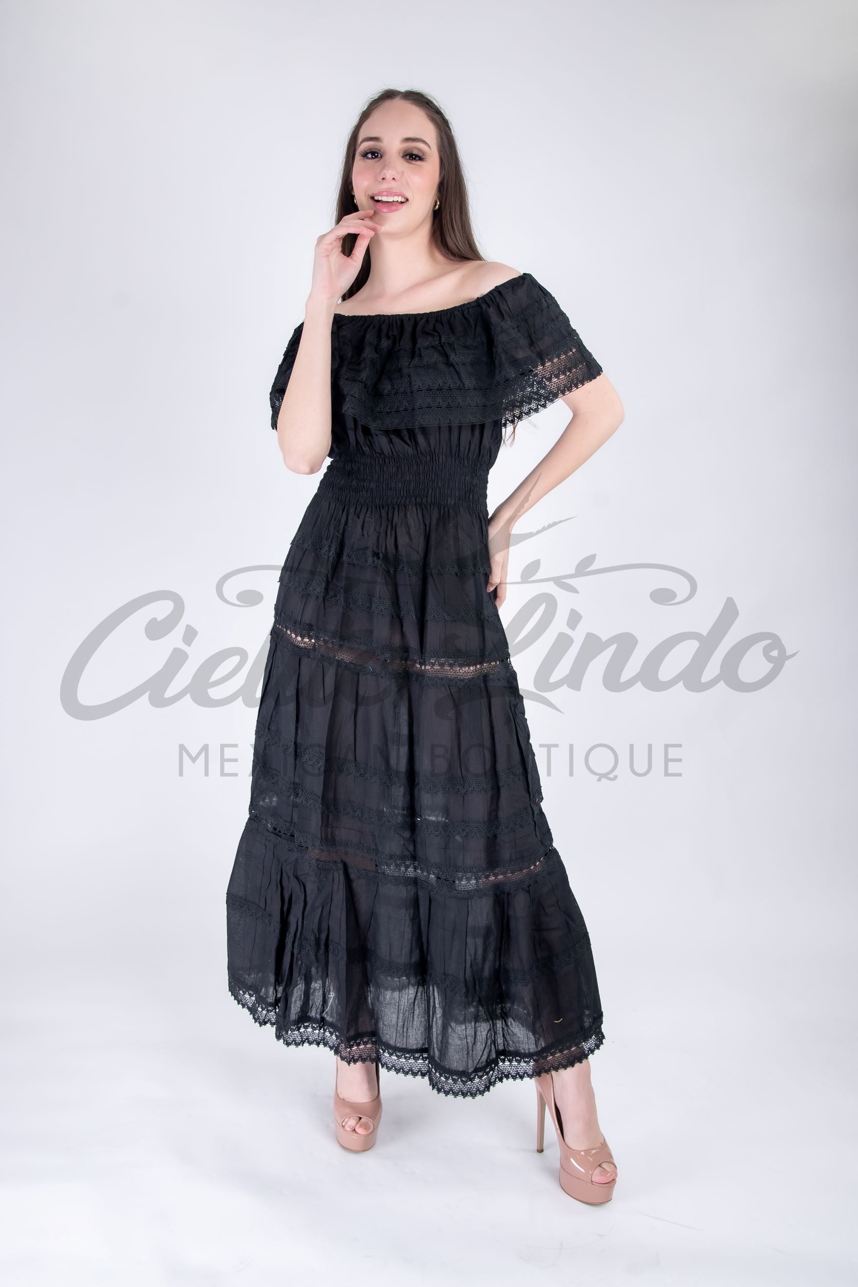 Adalia Maxi Dress Black