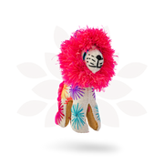 Milo the Lion: Repurposed Wool Boho Decor - Mexico
