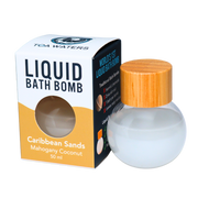 Caribbean Sands Liquid Bath Bomb - Mahogany Coconut
