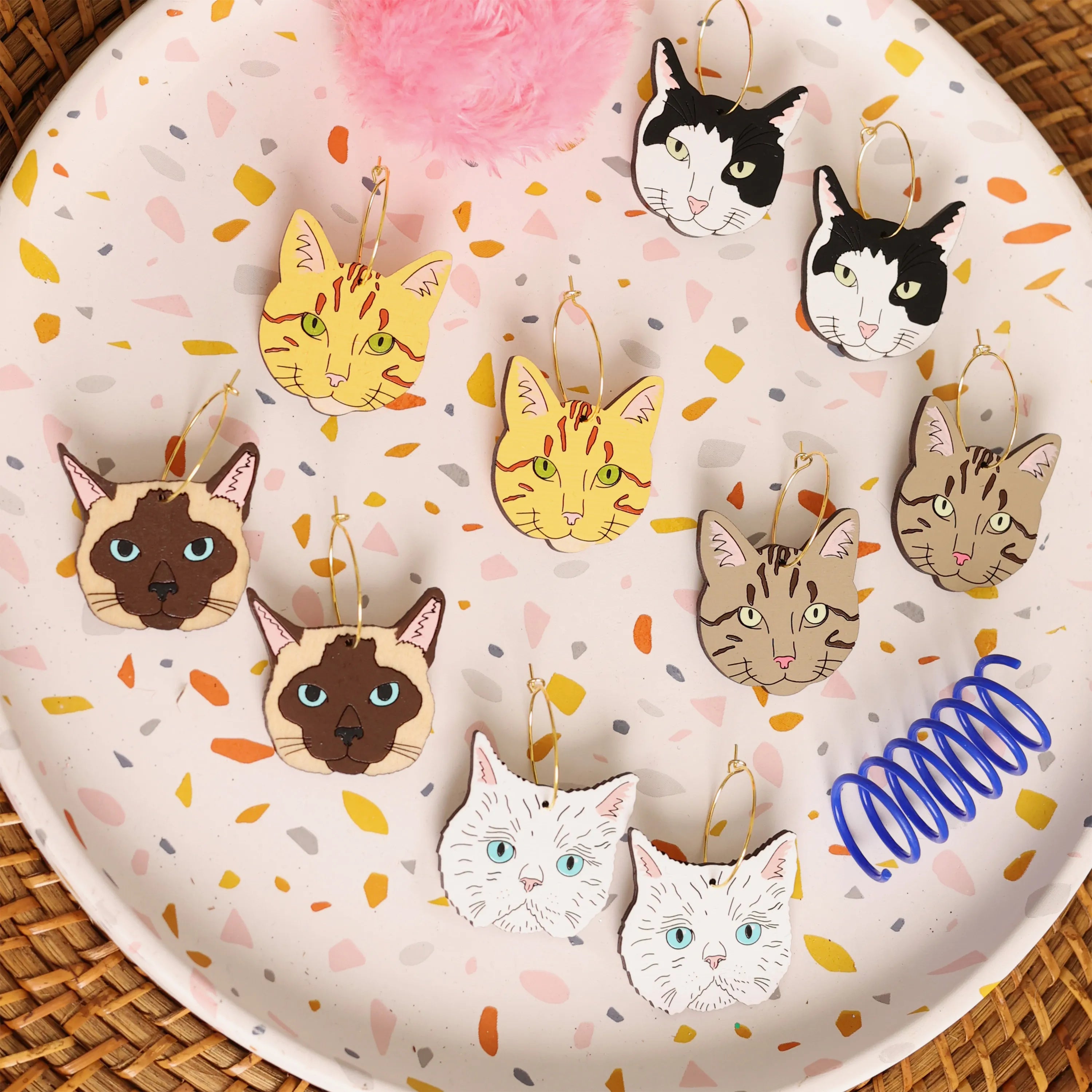 TNR Orange Tabby Cat Hoops