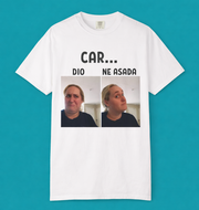 Cardio vs Carne Asada T-shirt | Two Panel Contrasting Reaction Meme | Latino Viral Tees