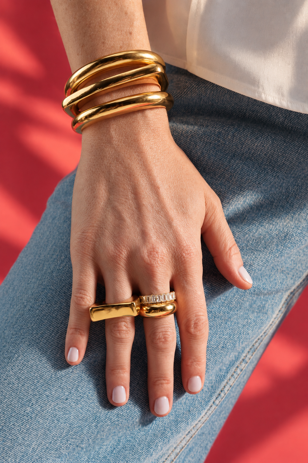 Isabella Statement Bold Cuff Bracelet