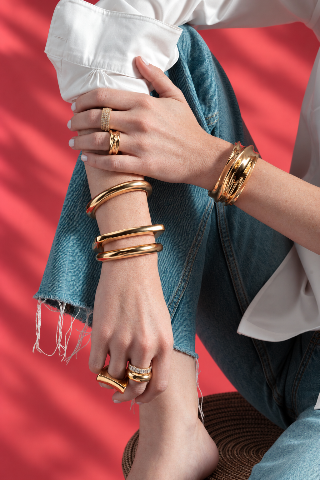 Isabella Statement Bold Cuff Bracelet