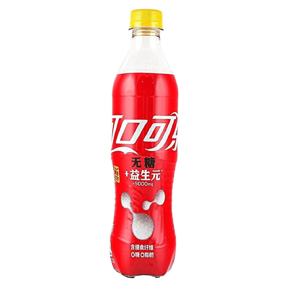Coca-Cola Fiber Plus Zero – Zero Sugar Cola with Added Dietary Fiber 500mL Bottle (China)